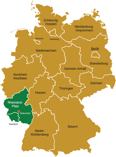 Liefergebiet Rheinland-Pfalz